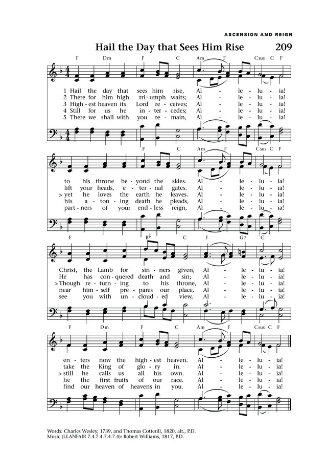 Lift Up Your Hearts: psalms, hymns, and spiritual songs page 231