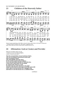 Top 500 Hymn: Children Of The Heavenly Father - lyrics, chords and PDF