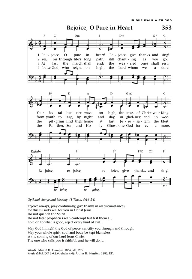 Lift Up Your Hearts: psalms, hymns, and spiritual songs page 383