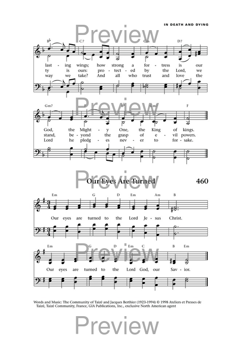 Lift Up Your Hearts: psalms, hymns, and spiritual songs page 500