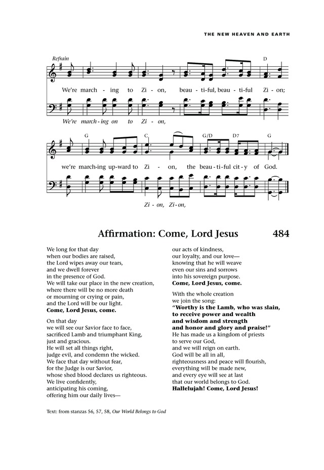 Lift Up Your Hearts: psalms, hymns, and spiritual songs page 528