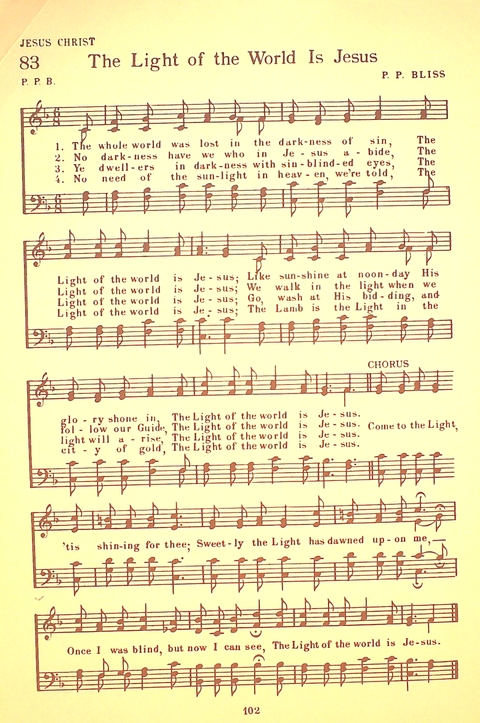 Let Youth Praise Him: a hymnal for Christian primary schools, Sunday schools and Christian homes page 101