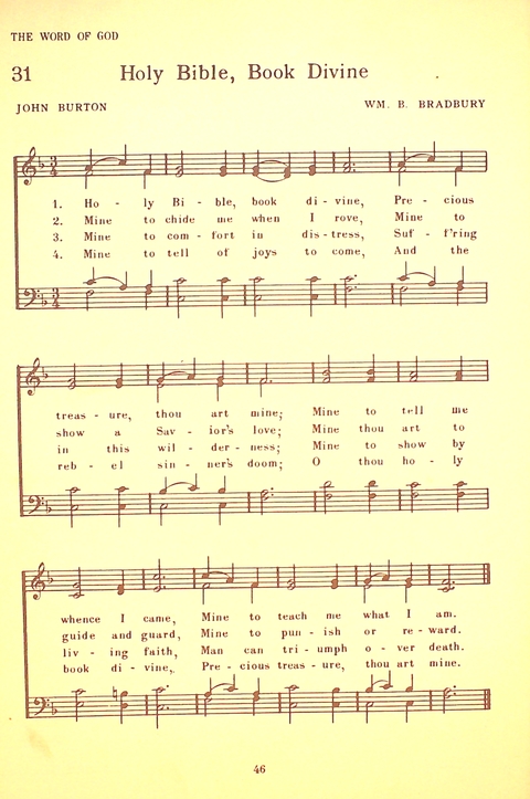 Let Youth Praise Him: a hymnal for Christian primary schools, Sunday schools and Christian homes page 45