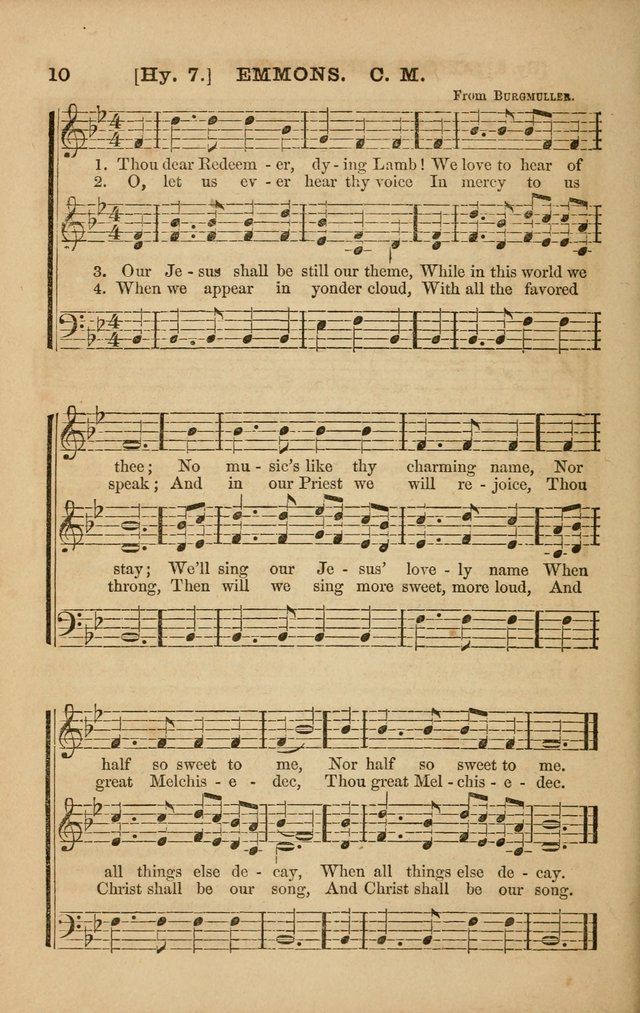 The Melodeon: a collection of hymns and tunes with original and selected music, adapted to all occiasions of social worship page 10