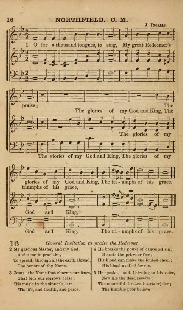 The Melodeon: a collection of hymns and tunes with original and selected music, adapted to all occiasions of social worship page 16