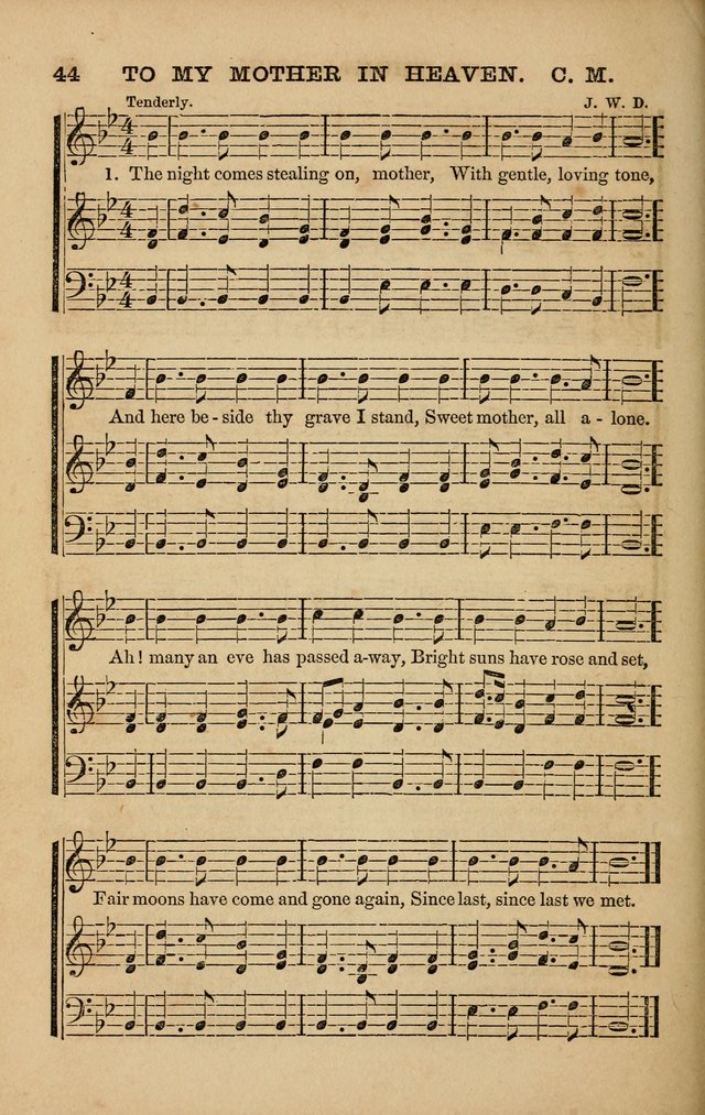 The Melodeon: a collection of hymns and tunes with original and selected music, adapted to all occiasions of social worship page 44