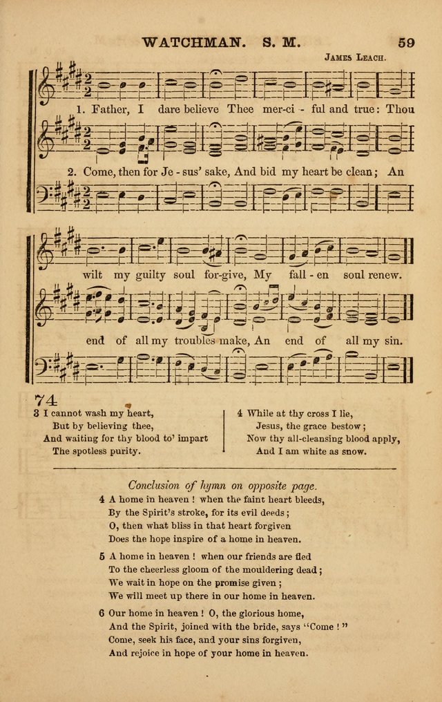 The Melodeon: a collection of hymns and tunes with original and selected music, adapted to all occiasions of social worship page 59
