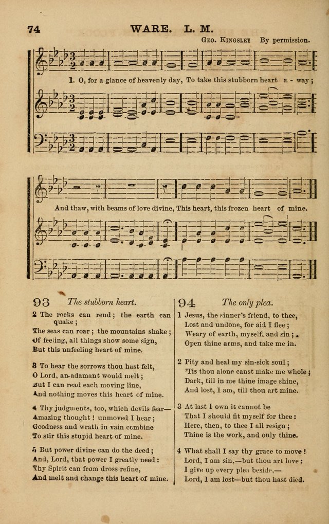 The Melodeon: a collection of hymns and tunes with original and selected music, adapted to all occiasions of social worship page 74