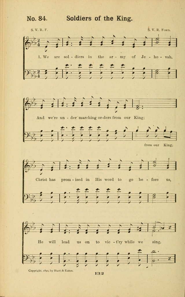 Melodies for Little People: containing also one hundred recitations for Sunday-schools, anniversary occasions, concerts, entertainments, and sociables, with songs adapted... page 132
