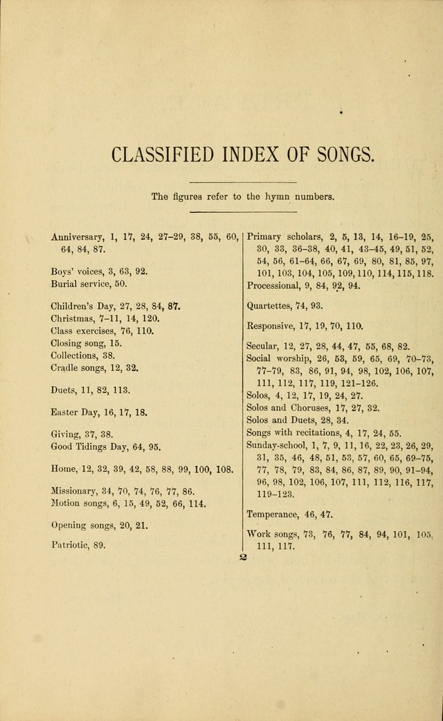Melodies for Little People: containing also one hundred recitations for Sunday-schools, anniversary occasions, concerts, entertainments, and sociables, with songs adapted... page 2