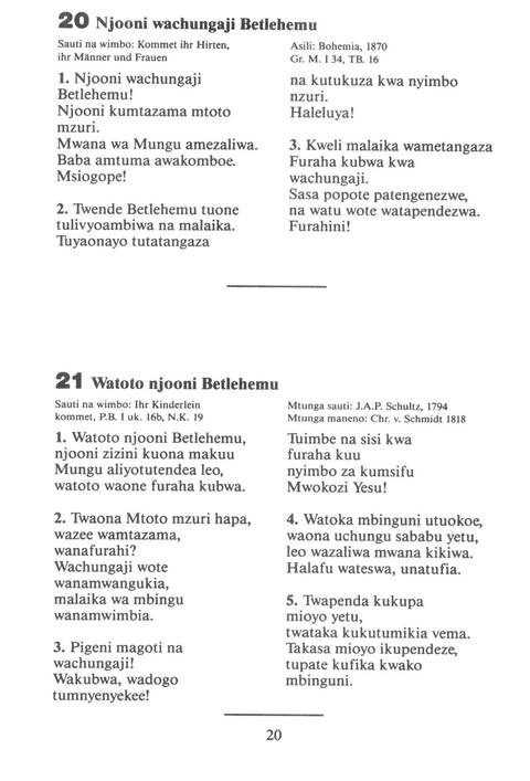 Mwimbieni Bwana: msifuni Mungu, mfalme wa mbingu na nchi! page 10