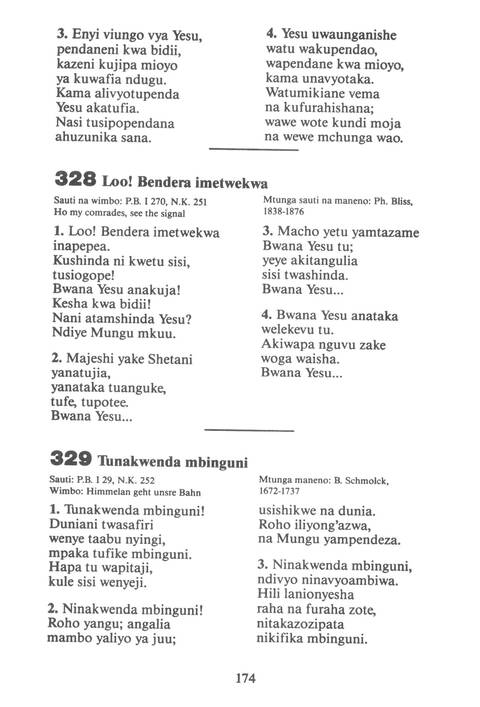 Mwimbieni Bwana: msifuni Mungu, mfalme wa mbingu na nchi! page 164