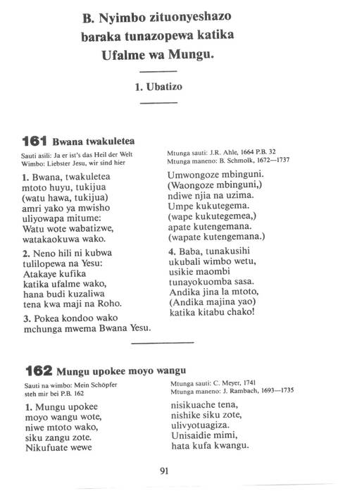 Mwimbieni Bwana: msifuni Mungu, mfalme wa mbingu na nchi! page 81