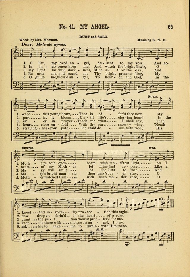 May Blossoms, a collection of hymns to the Blessed Virgin page 65
