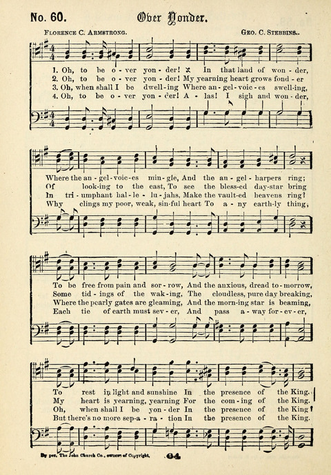 The Male Chorus No. 1: for use in gospel meetings, Christian associations and other religious services page 62
