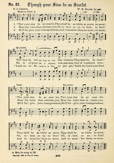 The Male Chorus No. 1: for use in gospel meetings, Christian associations and other religious services page 84