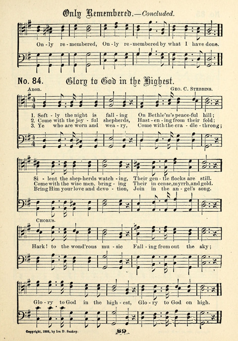 The Male Chorus No. 1: for use in gospel meetings, Christian associations and other religious services page 87