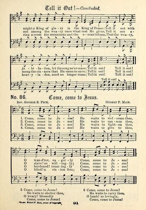 The Male Chorus No. 1: for use in gospel meetings, Christian associations and other religious services page 89