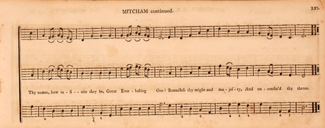 The Middlesex Collection of Church Music: or, ancient psalmody revived: containing a variety of psalm tunes, the most suitable to be used in divine service (2nd ed. rev. cor. and enl.) page 131
