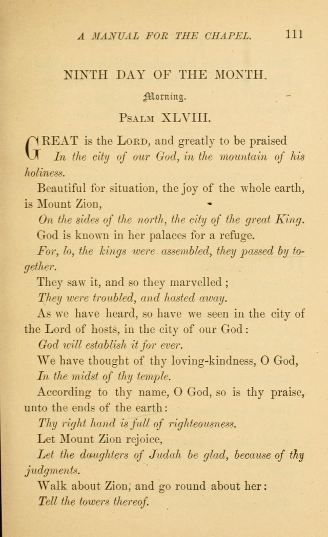 Manual for the chapel of Girard College page 118