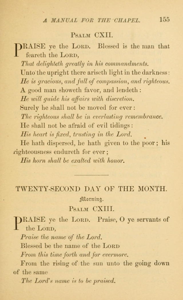 Manual for the chapel of Girard College page 162