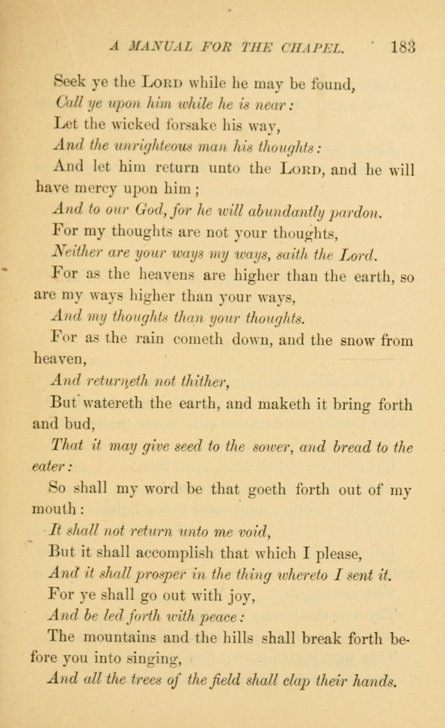 Manual for the chapel of Girard College page 190