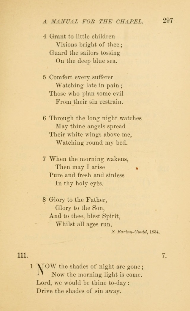 Manual for the chapel of Girard College page 306