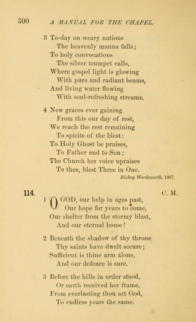Manual for the chapel of Girard College page 309