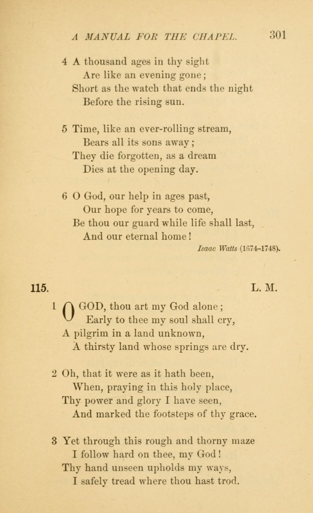 Manual for the chapel of Girard College page 310