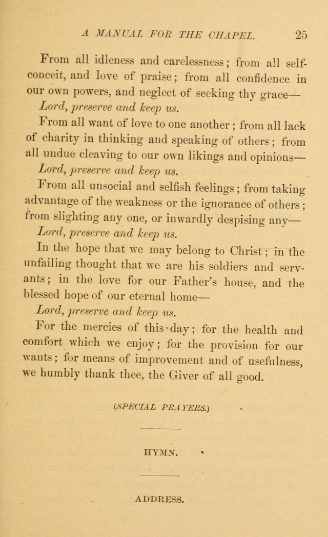 Manual for the chapel of Girard College page 32