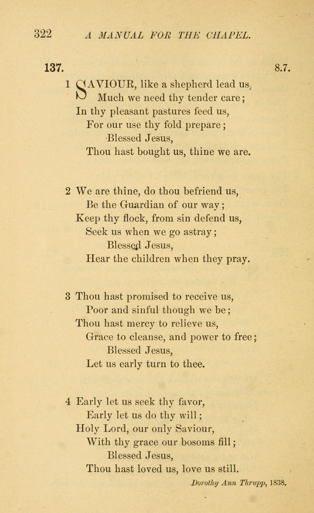 Manual for the chapel of Girard College page 331