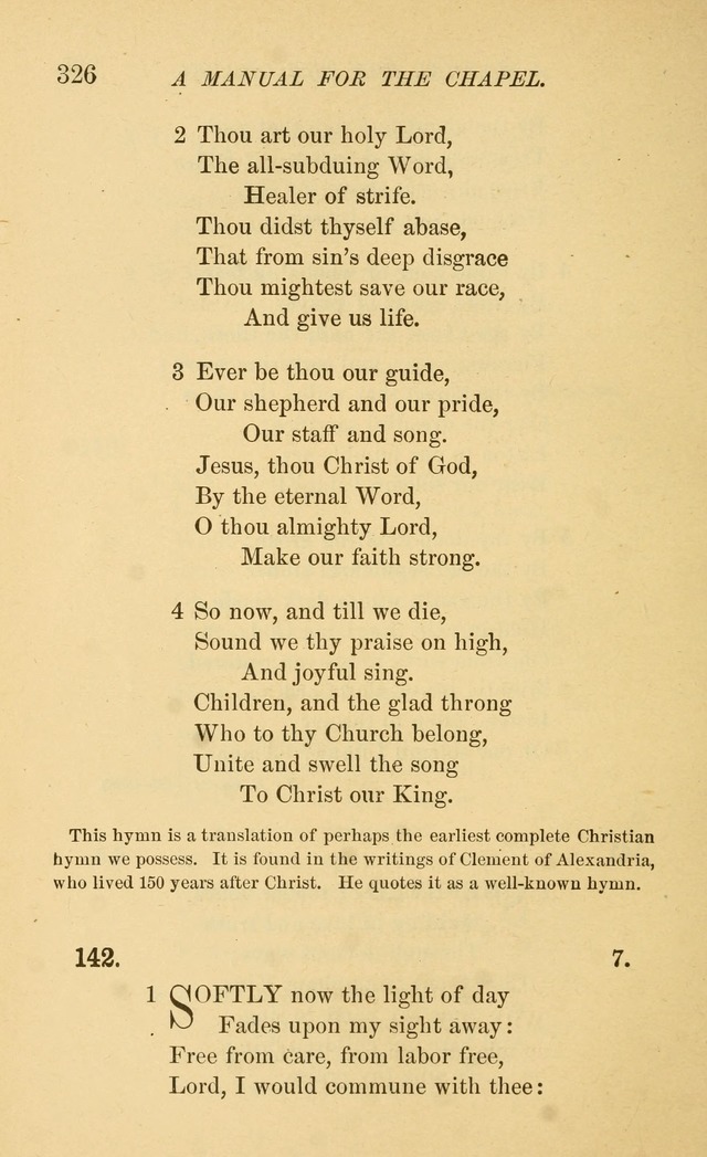 Manual for the chapel of Girard College page 335