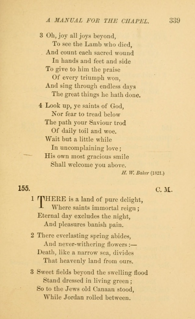 Manual for the chapel of Girard College page 348