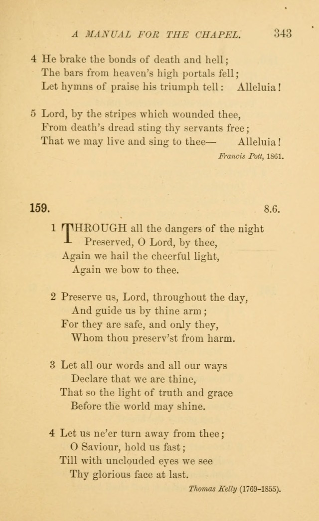 Manual for the chapel of Girard College page 352