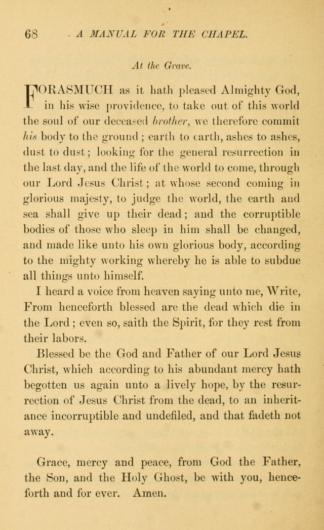 Manual for the chapel of Girard College page 75