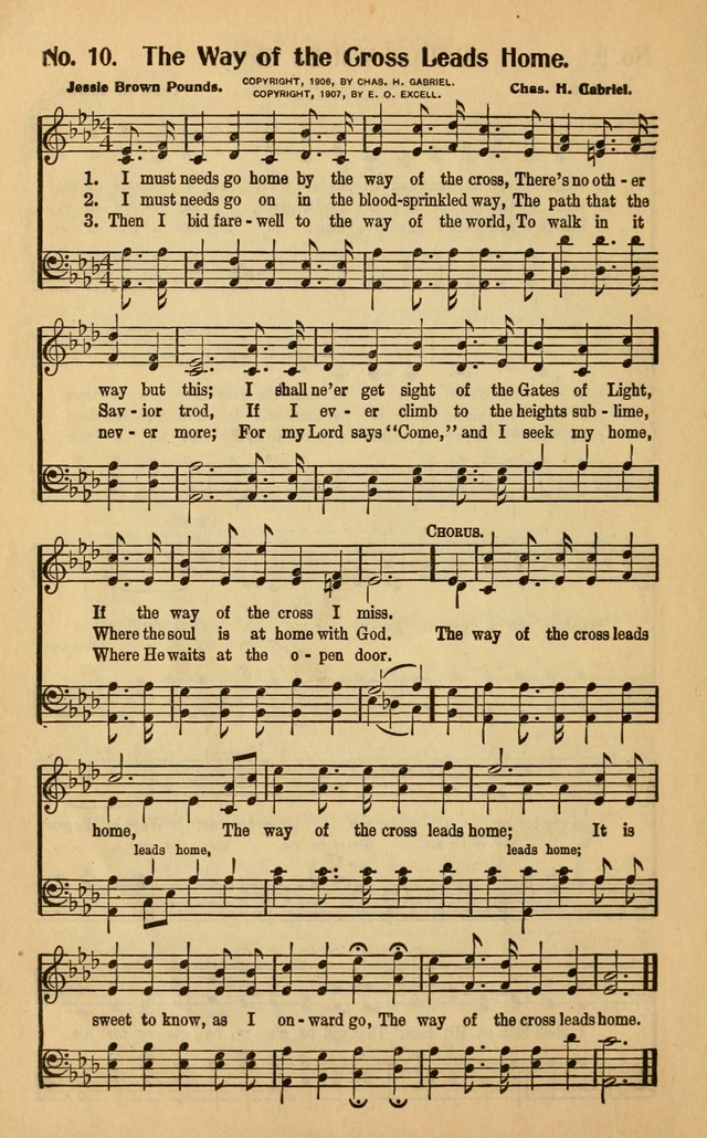 Make Christ King: a selection of high class gospel music for use in general worship and special evangelistic meetings page 10