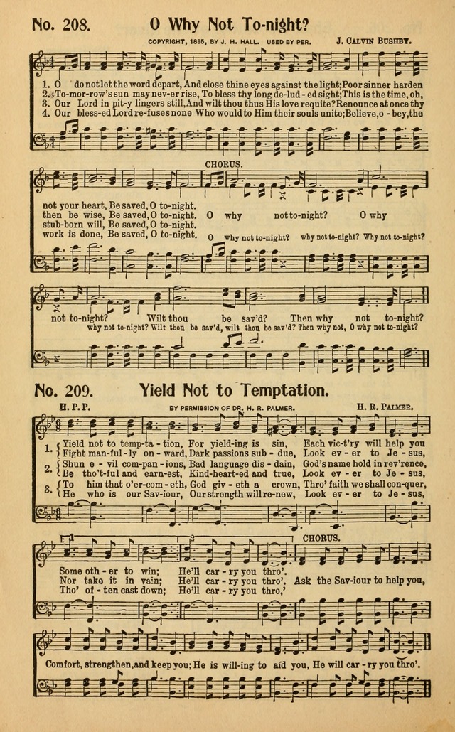 Make Christ King: a selection of high class gospel music for use in general worship and special evangelistic meetings page 204