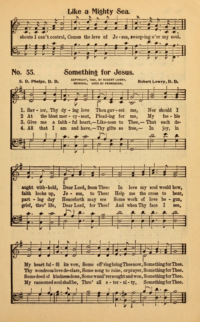 Make Christ King: a selection of high class gospel music for use in general worship and special evangelistic meetings page 57