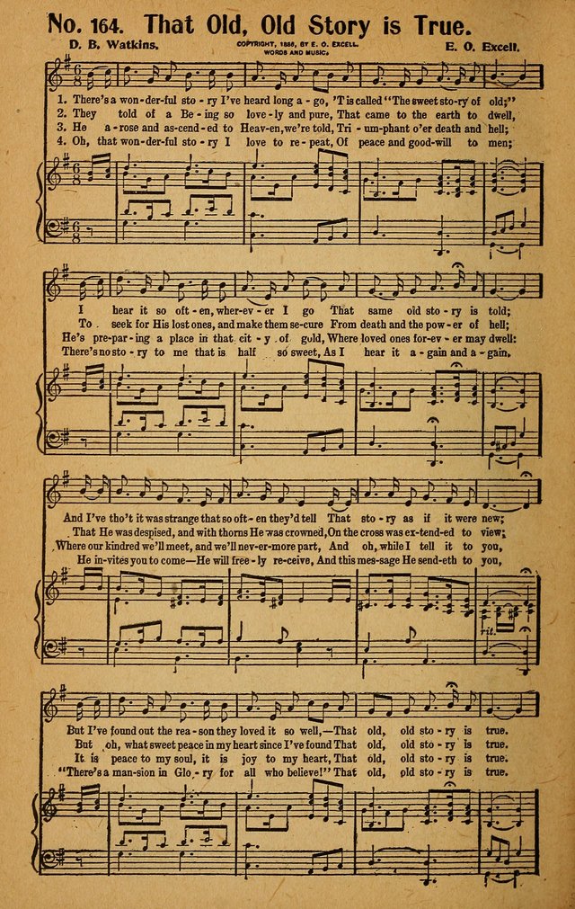 Make Christ King. Combined: a selection of high class gospel hymns for use in general worship and special evangelistic meetings page 161
