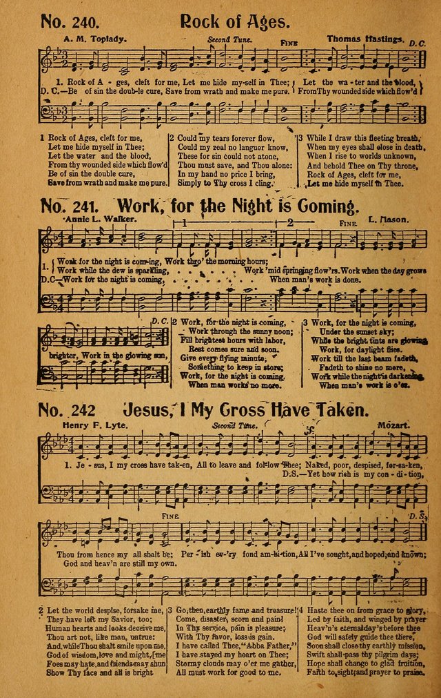 Make Christ King. Combined: a selection of high class gospel hymns for use in general worship and special evangelistic meetings page 223