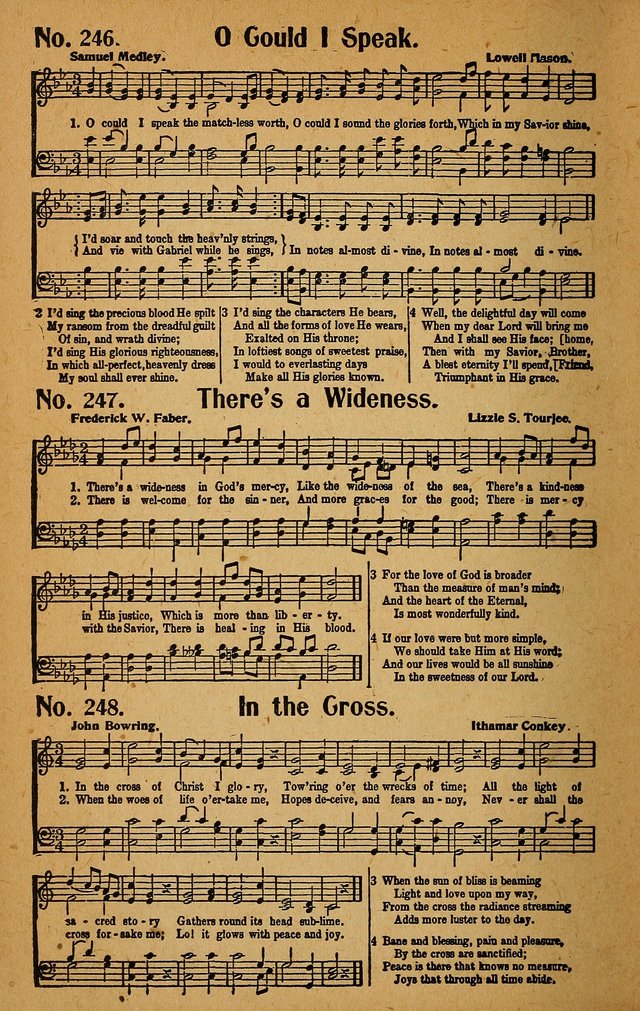 Make Christ King. Combined: a selection of high class gospel hymns for use in general worship and special evangelistic meetings page 225