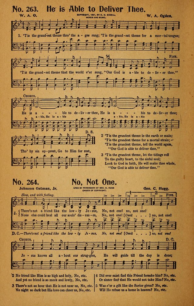 Make Christ King. Combined: a selection of high class gospel hymns for use in general worship and special evangelistic meetings page 231
