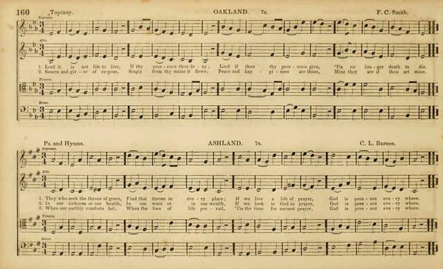 The Mozart Collection of Sacred Music: containing melodies, chorals, anthems and chants, harmonized in four parts; together with the celebrated Christus and Miserere by ZIngarelli page 160