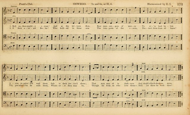 The Mozart Collection of Sacred Music: containing melodies, chorals, anthems and chants, harmonized in four parts; together with the celebrated Christus and Miserere by ZIngarelli page 173