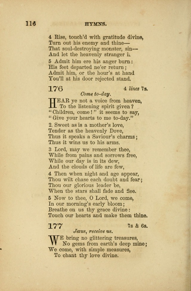 A Manual of Devotion and Hymns for the House of Refuge, City of New York page 192