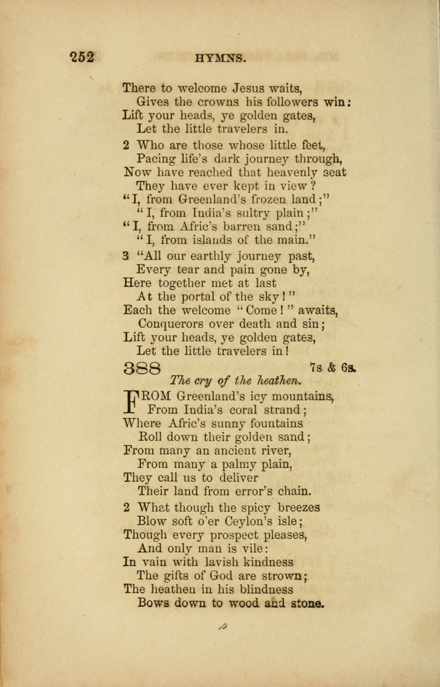 A Manual of Devotion and Hymns for the House of Refuge, City of New York page 330