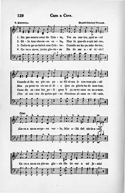 Melodias Evangelicas para el Uso de las Iglesias Evangelicas de Habla Española en Todo el Mundo page 135