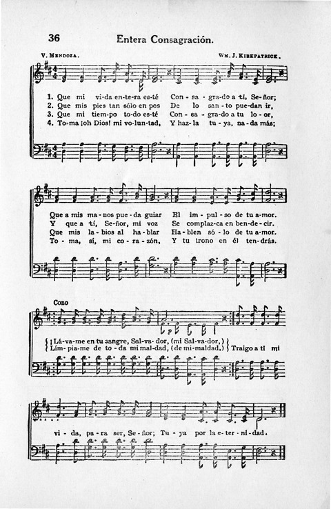 Melodias Evangelicas para el Uso de las Iglesias Evangelicas de Habla Española en Todo el Mundo page 42