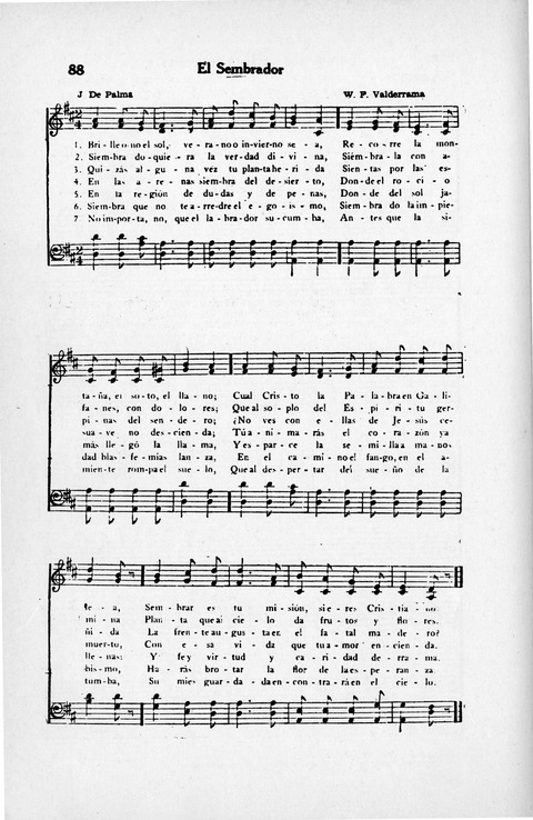 Melodias Evangelicas para el Uso de las Iglesias Evangelicas de Habla Española en Todo el Mundo page 95