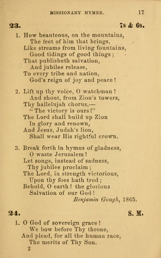 Missionary Hymns page 17